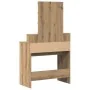 Toallero de con espejo y LEDs de madera elaborada en roble artesanal von , Schlafzimmerkommoden - Ref: Foro24-862301, Preis: ...