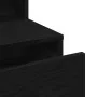 Mesa de Tocador con Espejo y Luces LED de Madera de Roble Negro | Foro24.es | Tu tienda online para hogar, jardín y más Foro24.es