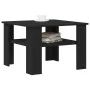 Mesa de café negra de roble 60x60x42 cm, hecha de madera | Foro24.es | Tu tienda online para hogar, jardín y más Foro24.es