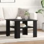 Mesa de café negra de roble 60x60x42 cm, hecha de madera | Foro24.es | Tu tienda online para hogar, jardín y más Foro24.es