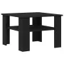 Mesa de café negra de roble 60x60x42 cm, hecha de madera | Foro24.es | Tu tienda online para hogar, jardín y más Foro24.es