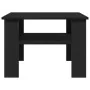 Mesa de café negra de roble 60x60x42 cm, hecha de madera | Foro24.es | Tu tienda online para hogar, jardín y más Foro24.es