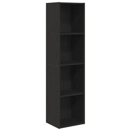 Gabinete de Libros/Gabinete de TV Roble Negro 36x30x143 cm by , Shelves and shelves - Ref: Foro24-862409, Price: 70,48 €, Dis...