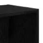 Gabinete de Libros/Gabinete de TV Roble Negro 36x30x143 cm by , Shelves and shelves - Ref: Foro24-862409, Price: 70,48 €, Dis...