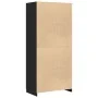 Armario Negro Roble 90x52x200 cm Madera peinada von , Kleiderschränke - Ref: Foro24-862436, Preis: 216,05 €, Rabatt: -5%%