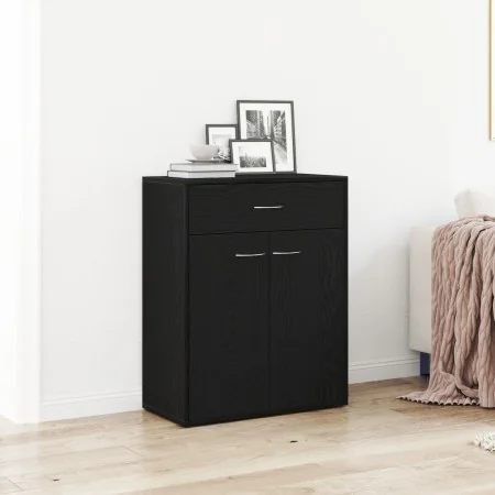 Buffet Negro Roble 60x30x75 cm Madera | Foro24.es | Tu tienda online para hogar, jardín y más Foro24.es