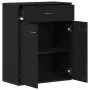 Buffet Negro Roble 60x30x75 cm Madera | Foro24.es | Tu tienda online para hogar, jardín y más Foro24.es