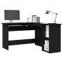 Escritorio Negro Roble 120x140x75 cm de Madera von , Schreibtische - Ref: Foro24-862450, Preis: 138,35 €, Rabatt: -5%%