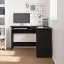 Escritorio Negro Roble 120x140x75 cm de Madera von , Schreibtische - Ref: Foro24-862450, Preis: 138,35 €, Rabatt: -5%%
