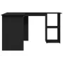 Escritorio Negro Roble 120x140x75 cm de Madera von , Schreibtische - Ref: Foro24-862450, Preis: 138,35 €, Rabatt: -5%%