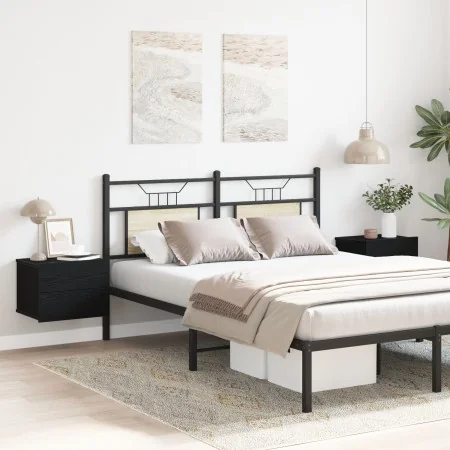 Mesas de Noche 2 pcs Negro Roble 40x30x30 cm Madera Elaborada | Foro24.es | Tu tienda online para hogar, jardín y más Foro24.es