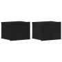 Mesas de Noche 2 pcs Negro Roble 40x30x30 cm Madera Elaborada | Foro24.es | Tu tienda online para hogar, jardín y más Foro24.es