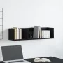 Estantería de CD Nogal Negro 75x18x18 cm de madera von , Regale und Regale - Ref: Foro24-862461, Preis: 28,07 €, Rabatt: -5%%