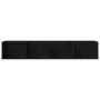 Estante de pared CD Negro Roble 100x18x18 cm Madera elaborada von , Regale und Regale - Ref: Foro24-862462, Preis: 35,55 €, R...