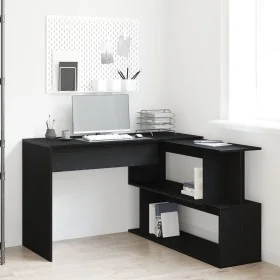 Escritorio Negro Roble 200x50x76 cm Madera Elaborada von , Schreibtische - Ref: Foro24-862465, Preis: 132,25 €, Rabatt: -5%%