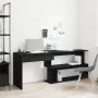 Escritorio Negro Roble 200x50x76 cm Madera Elaborada von , Schreibtische - Ref: Foro24-862465, Preis: 132,25 €, Rabatt: -5%%