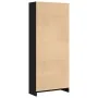 Estantería de roble negro - 60 x 24 x 143 cm - Hecha de madera elaborada | Foro24.es | Tu tienda online para hogar, jardín y más Foro24.es