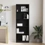 Estantería de Roble Negra - 60x24x176 cm | Foro24.es | Tu tienda online para hogar, jardín y más Foro24.es