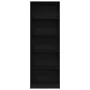 Estantería de Roble Negra - 60x24x176 cm | Foro24.es | Tu tienda online para hogar, jardín y más Foro24.es
