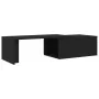 Mesa de café negra de roble, 150x50x35 cm, de madera de ingeniería by , Coffee table - Ref: Foro24-862478, Price: 90,02 €, Di...