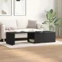 Mesa de café negra de roble, 150x50x35 cm, de madera de ingeniería by , Coffee table - Ref: Foro24-862478, Price: 90,02 €, Di...
