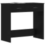 Escritorio Negro Roble 80x40x75 cm Madera Fabricada von , Schreibtische - Ref: Foro24-862480, Preis: 79,52 €, Rabatt: -5%%