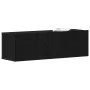 Mueble de TV Montado en la Pared de Roble Negro 100x30x30 cm Hecho de Madera Ingenierizada | Foro24.es | Tu tienda online para hogar, jardín y más Foro24.es
