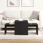 Mesa de Centro Negra y de Roble 100x48x40 cm de Madera de Ingeniería | Foro24.es | Tu tienda online para hogar, jardín y más Foro24.es