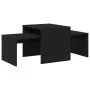 Mesa de Centro Negra y de Roble 100x48x40 cm de Madera de Ingeniería | Foro24.es | Tu tienda online para hogar, jardín y más Foro24.es