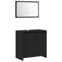 Gabinete de baño con espejo de madera de roble negro 60x33x61 cm de madera de ingeniería | Foro24.es | Tu tienda online para hogar, jardín y más Foro24.es