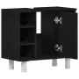 Cabinet de baño Negro Roble 60x32x54 cm Madera Ingenierizada by , Bathroom furniture - Ref: Foro24-862514, Price: 58,55 €, Di...