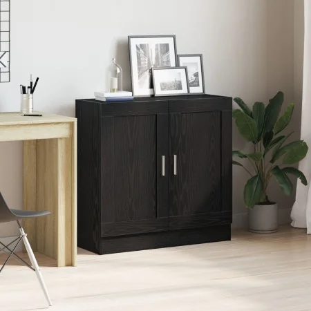 Estantería Negra Roble 82,5x30,5x80 cm Madera von , Bücherregale und Regale - Ref: Foro24-862515, Preis: 78,42 €, Rabatt: -5%%