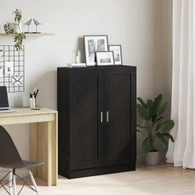Estantería para libros Negra Roble 82,5x30,5x115