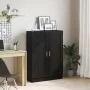 Estantería para libros Negra Roble 82,5x30,5x115 cm de Madera de ingeniería | Foro24.es | Tu tienda online para hogar, jardín y más Foro24.es