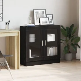 Biblioteca Negro Roble 82,5x30,5x80 cm Madera