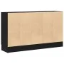 Credenza Negra de Roble 120x30,5x70 cm Madera | Foro24.es | Tu tienda online para hogar, jardín y más Foro24.es