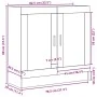 Biblioteca Negro Roble 82,5x30,5x80 cm Madera Compensada von , Bücherregale und Regale - Ref: Foro24-862518, Preis: 85,23 €, ...