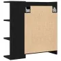 Espejo de baño con armario negro de roble, tamaño 62,5x20,5x64 cm, hecho de madera by , bathroom vanities - Ref: Foro24-86252...