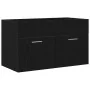 Mueble de baño Negro Roble 90x38,5x46 cm Madera elaborada | Foro24.es | Tu tienda online para hogar, jardín y más Foro24.es