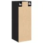 Armario de pared para baño Negro Roble 30x30x80 cm Madera Fabricada by , Bathroom furniture - Ref: Foro24-862531, Price: 48,4...