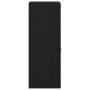 Armario de pared para baño Negro Roble 30x30x80 cm Madera Fabricada by , Bathroom furniture - Ref: Foro24-862531, Price: 48,4...