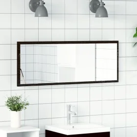 Comprar Espejo de baño LED Negro Roble 100x8,5x37
