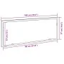Espejo de baño LED Negro Roble 100x8,5x37 cm Madera de ingeniería | Foro24.es | Tu tienda online para hogar, jardín y más Foro24.es