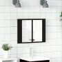 Espejo de baño LED con armario Negro Roble 60x12x45 cm de madera von , Badezimmerwaschtische - Ref: Foro24-862550, Preis: 61,...