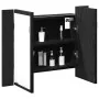 Espejo de baño LED con armario Negro Roble 60x12x45 cm de madera von , Badezimmerwaschtische - Ref: Foro24-862550, Preis: 61,...