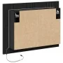 Espejo de baño LED con armario Negro Roble 60x12x45 cm de madera von , Badezimmerwaschtische - Ref: Foro24-862550, Preis: 61,...
