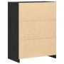 Armario de baño Negro Roble 60x33x80 cm Madera de , Muebles de baño - Ref: Foro24-862551, Precio: 75,23 €, Descuento: -5%%
