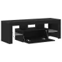 Mueble para TV con luces LED en negro y roble de 120x35x40 cm von , TV-Möbel - Ref: Foro24-862552, Preis: 90,34 €, Rabatt: -5%%