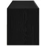 Mueble para TV con luces LED, negro y de roble, mide 90x35x40 cm y está hecho de madera elaborada | Foro24.es | Tu tienda online para hogar, jardín y más Foro24.es
