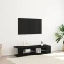 Mueble para TV con luces LED en color negro y roble, de 135x39x30 cm, hecho de madera | Foro24.es | Tu tienda online para hogar, jardín y más Foro24.es